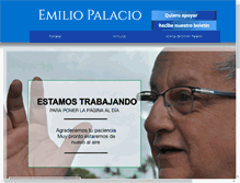 Tablet Screenshot of emiliopalacio.com